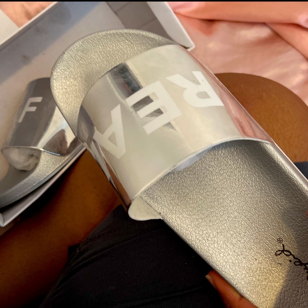 Never worn sliders from overseas